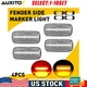 Fit 2010-2018 Dodge Ram 2500 3500 Dually Bed Clear LED Side Marker Light 4-20X