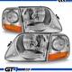 1997-2003 Ford F150 97-02 Expedition OE Replacement Headlight + Corner Set LH+RH