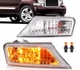 Pair Turn Signal Corner Lights W/ Bulbs For Jeep Liberty 2008-2012 Left+Right