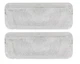 OER Clear Park Lamp Lens Set For 1964 Chevy Impala Bel Air and Biscayne
