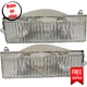 Front Turn Signal Light Set of 2 for 1987-1992 Jeep Comanche Base, Pioneer