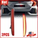 For Honda Civic 17-22 Sequential Red Reflector LED Turn Signal Brake Tail Light