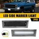 2x White Marker Lamp LED for Side Light R20 Front Chevy R10 R30 Pickup 1987-1991