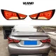 Pair VLAND Smoke LED Tail Lights For 2011-2014 Hyundai Sonata 6th Gen Rear Lamps