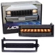 Clear Lens White LED DRL/Amber Sequential Turn Signal For Jeep 1984-96 Cherokee