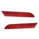 For Mazda CX-7 2010-2012 Bumper Reflector Driver and Passenger Side | Pair Rear