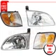 Corner Lights, Headlights Kit 4pc halogen for 2001-2003 Toyota Sienna CE,LE,XLE