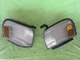 Pair For 1990 Toyota Cressida Front Corner Parking Light Marker Lamp MX83 LH+RH!