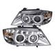 Fits 2006-2008 Bmw E90 323I 335I 3 Series Led Halo Projector Headlights 06-08