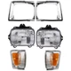 Halogen Headlight Head light Driver and Passenger For 89-91 Toyota Pickup