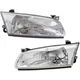Headlight Set For 1997-1999 Toyota Camry Headlight Set Left and Right with Bulbs