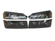 FOR 02 03 04 CHEVY AVALANCHE CLADDING HEADLIGHT PARK LIGHT
