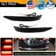 Smoke LED Rear Bumper Sequential Signal Brake Lights For 18-22 Chevrolet Equinox