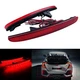 RED LENS LED REAR BUMPER REFLECTOR BRAKE LIGHTS FOR HONDA CIVIC HATCHBACK/TYPE-R