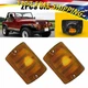 2X Amber Lens Signal Turn Light Housings For 1987-1995 Jeep YJ Wrangler 56001378