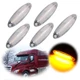 For 2008-up Freightliner Cascadia LED Cab Roof Clearance Marker Light Clear Lens