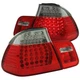 Anzo 321004 LED Tail Lamp For BMW 323i 1999-2000 Left Right Red and Chrome