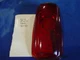 1941 PLYMOUTH TAIL LIGHT LAMP LENS RUBY RED GLASS T-369 NOS LYNX