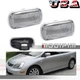 For 2001-05 Honda Civic ES/EM Coupe/Sedan Clear Lens Side Marker Lights Housings