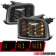 Black Fits 2015-2021 Subaru WRX LED Sequential Signal Corner Signal Lights Lamps