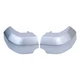 Pair Rear Corner Bumper End Cap Pad LH & RH Silver For Toyota FJ Cruiser 2007-14