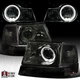 Smoke Fits 1998-2000 Ford Ranger LED Halo Projector Headlights+Corner Lamp 98-00