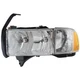 For Dodge Ram 1500 2500 3500 1998-2002 Left Driver Side Headlight Assembly GAP
