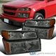 Fits 2004-2012 Chevy Colorado GMC Canyon Smoke Headlights Parking Corner Lamps Fits 2004-2012 Chevy Colorado GMC Canyon Smoke Headlights Parking Corner Lamps