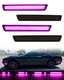Dynamic Pink Purple LED Side Marker Lights Bumper For 2015-2023 Dodge Challenger