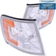 94-97 Fits Honda Accord Corner Lights w/ Clear Lens & Chrome Incandescent Front