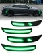 For 2015-2023 Dodge Charger 4PCS Dynamic Front Rear LED Side Marker Lights Lamps