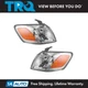 TRQ Corner Marker Light Set Fits 2000-2001 Toyota Camry TO2530136 TO2531136