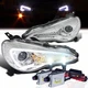 SCION FRS SpecD LED DRL Headlights (Chrome) + Fusion HID Kit (Japan Quality Kit)