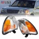 For 1998-2007 Lexus LX470 LH+RH Side Marker Lamp Parking Signal Corner Light