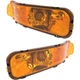 Front Turn Signal Lights Set Fits 2005-2009 Ford Mustang