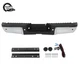 Rear Step Bumper Chrome For Ford F-250 F350 Super Duty 2008-2016 W/ Sensor Hole