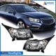 Black Housing Left Right Headlight Assembly For Chevy Chevrolet Cruze 2011-2015