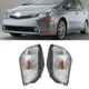 1 Pair Front Bumper turn Signal Light For Toyota Prius V 2012 2013 2014
