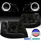 Fits 1998-2000 Ford Ranger Halo Projector Headlights + Corner Signal Lamps Smoke