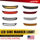 2/4x Front/Rear LED Side Marker Light Lamp Assembly Fit Chrysler 300 2015-2023 2/4x Front/Rear LED Side Marker Light Lamp Assembly Fit Chrysler 300 2015-2023
