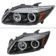 Fits 05-10 SCION TC Halo LED Projector Headlight With Clear Lens