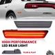 For Dodge Charger 2011-2014 Smoked Lens LED Rear Bumper Side Marker Lights Pair For Dodge Charger 2011-2014 Smoked Lens LED Rear Bumper Side Marker Lights Pair