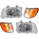 Headlight Corner Lamp Kit For 1998-2002 Kia Sportage Driver and Passenger Side