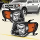 Fits 2008-2012 Ford Escape SUV XLT XLS Headlights Assembly Black Housing RH+LH