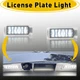 2x White 6000K LED License Number Plate Light For 11-19 Chevy Corvette C7 Camaro