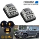 For 90-2018 Mercedes W463 G55 G550 G500 G63 Smoked LED Turn Signal Parking Light