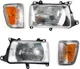 Headlight Assembly Kit for Toyota T100 1993-1998 Right (Passenger) and Left