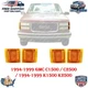 Set of 4 Side Marker Kit OEM Replaces For 1994-1999 GMC C1500 C2500 K1500 K2500
