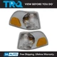 TRQ Corner Marker Light Set Fits 1998-2002 Volvo C70 1998-2000 S70 V70