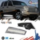 GTINTHEBOX Clear White LED Front Corner Side Marker Light For 08-12 Jeep Liberty